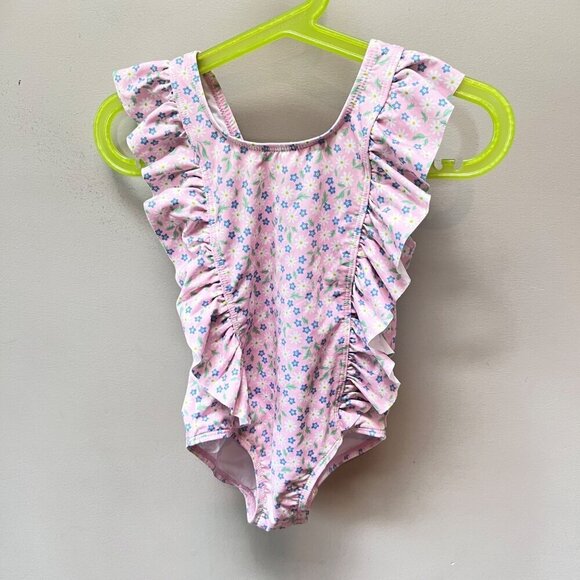 Polarn O Pyret DITSY FLORAL ECO‎ SWIM SUIT sz 2-4y - Picture 1 of 5